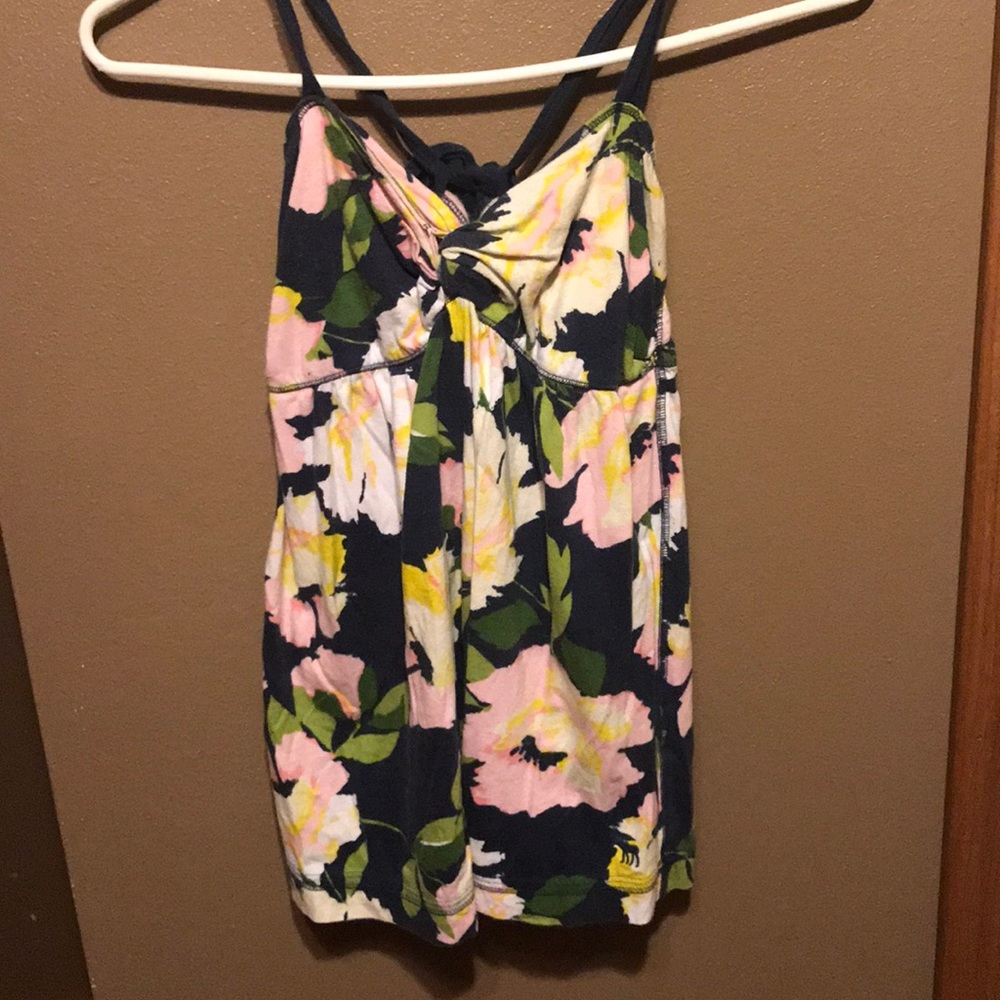 Flowered Abercrombie Tank